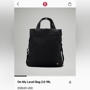 Lululemon On My Level Bag—Like New